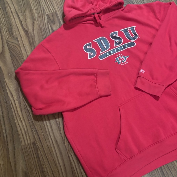 Russell Athletic * San Diego State Aztecs Men’s PullOver SweatShirt Hoodie * 3XL - Picture 4 of 10